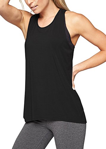 Mippo-Womens-Cross-Back-Yoga-Shirt-Activewear-Workout-Clothes-Racerback-Tank-Top
